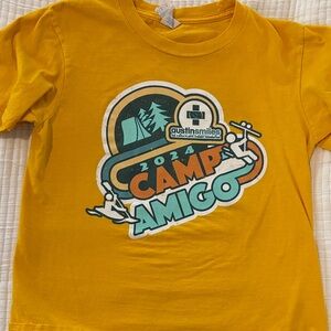 Port and Company Kids Yellow Camp Amigo Tee
